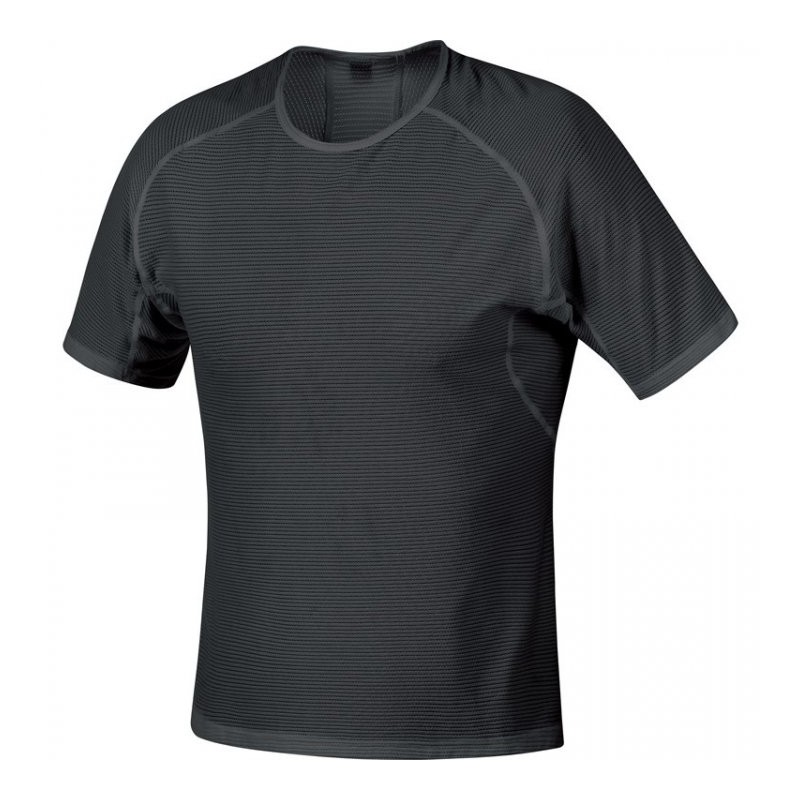 1380 GOREWEAR Camiseta Interior Hombre - Base Layer - negro 9900