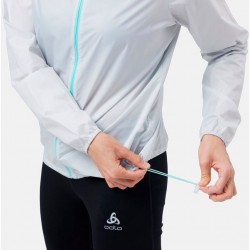 Odlo Zeroweight Chaqueta de Running Mujer - odlo silver grey