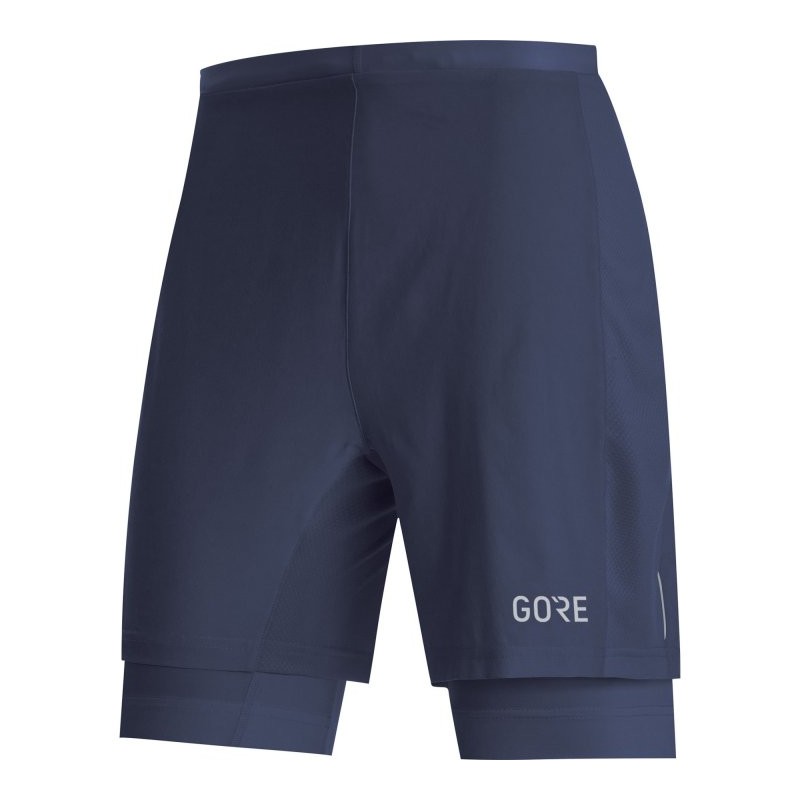 1396 GOREWEAR Pantalones Cortos Hombre - R5 2in1 - orbit blue AU00