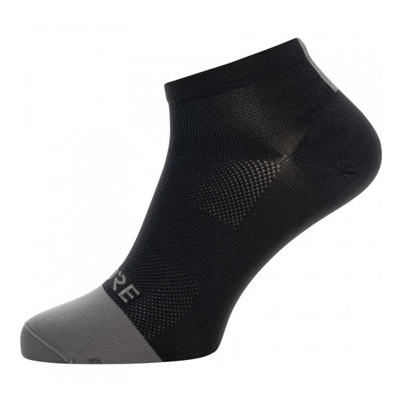 1398 GOREWEAR Calcetines cortos - Light - negro/graphite grey 9991