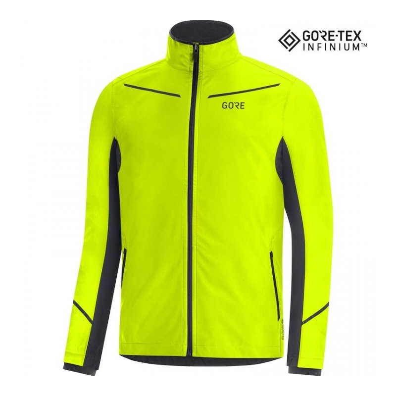 GOREWEAR R3 GORE-TEX INFINIUM™ Partial Chaqueta - neon yellow/negro