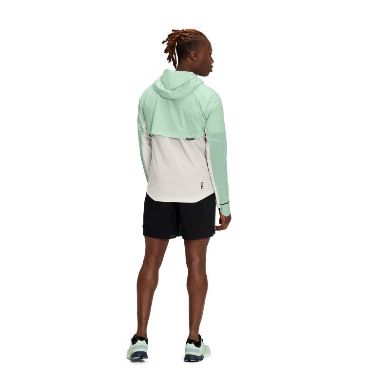 On Chaqueta Running - Weather Jacket - Creek & Pearl