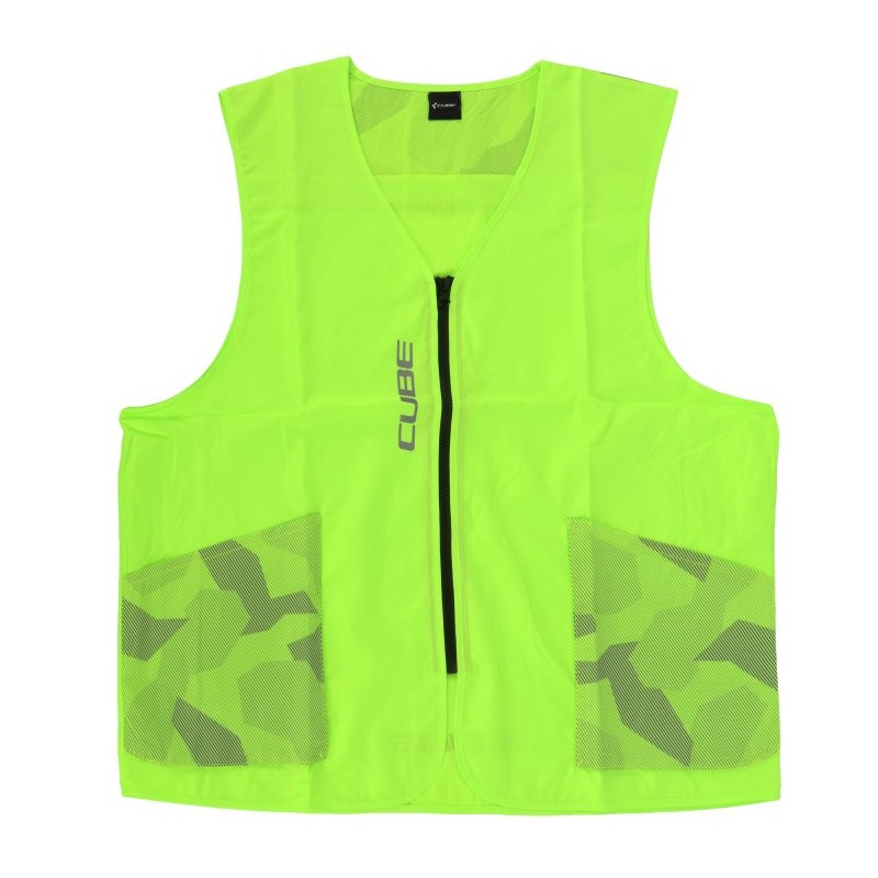 CUBE Chaleco Seguridad - CMPT - neon yellow