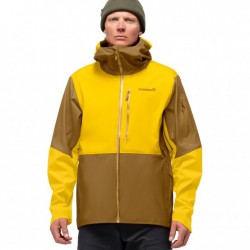 1499 Norrona Chaqueta Hombre - lofoten Gore-Tex 1004-20 - Sulphur/Camelflage