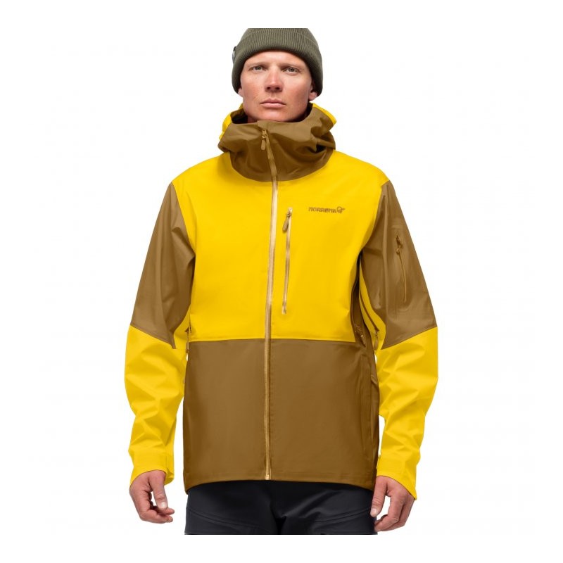 1499 Norrona Chaqueta Hombre - lofoten Gore-Tex 1004-20 - Sulphur/Camelflage