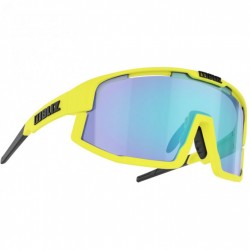 1508 Bliz Gafas - Vision - Matt Neon Yellow / Smoke - Blue Multi