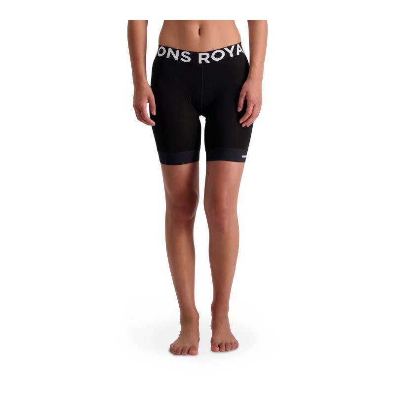 1568 Mons Royale Culotte Interior Corto Ciclismo Mujer - Enduro - negro