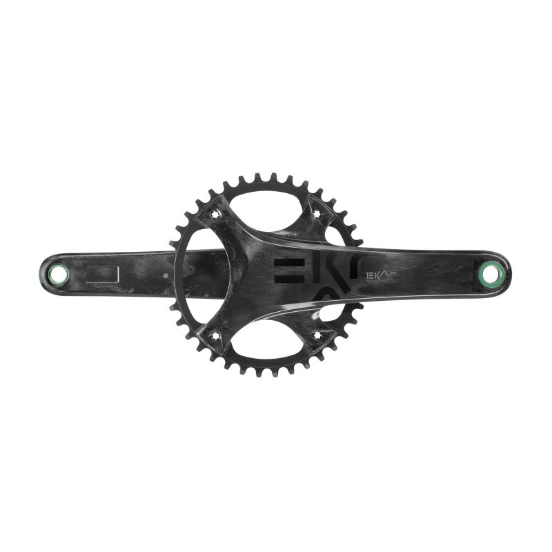 1582 Campagnolo Ekar Juego de Biela Carbono - 1x13 velocidades - negro