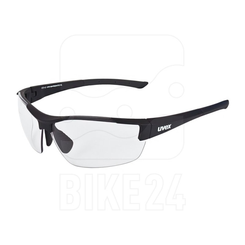 1584 Uvex sportstyle 612 VL Gafas - negro mate/variomatic smoke