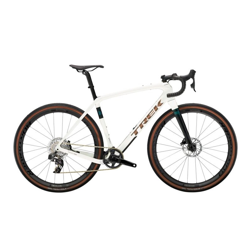 1585 Trek Bicicleta Gravel Carbono - Checkpoint SLR 6 AXS - 2024 - Era White/Emerald Iris