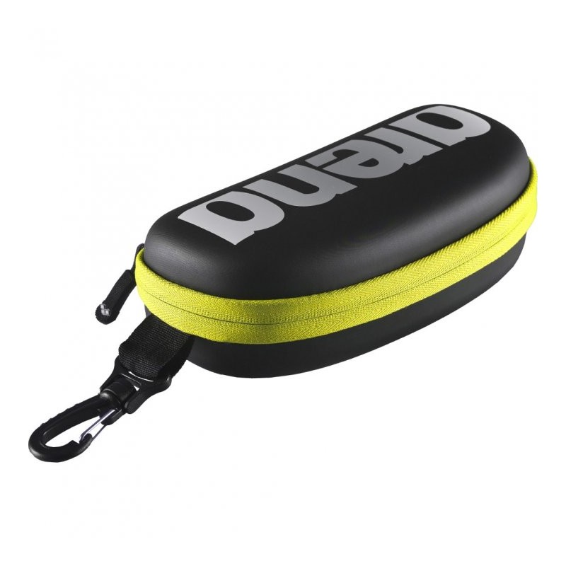 arena Goggle Case Estuche de gafas - Black/Silver/Fluo Yellow