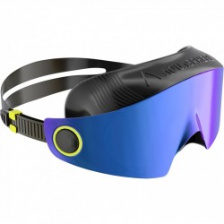 AQUASPHERE Gafas Natación - Indigo Titanio Espejo - Defy Ultra - Black/Bright Yellow