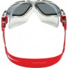 AQUASPHERE Gafas Natación - Tintado Smoke - Vista - Blanco/Rojo