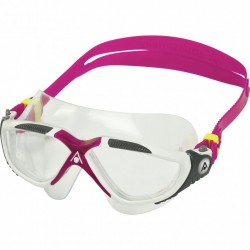 AQUASPHERE Gafas Natación - Transparente - Vista - White/Raspberry