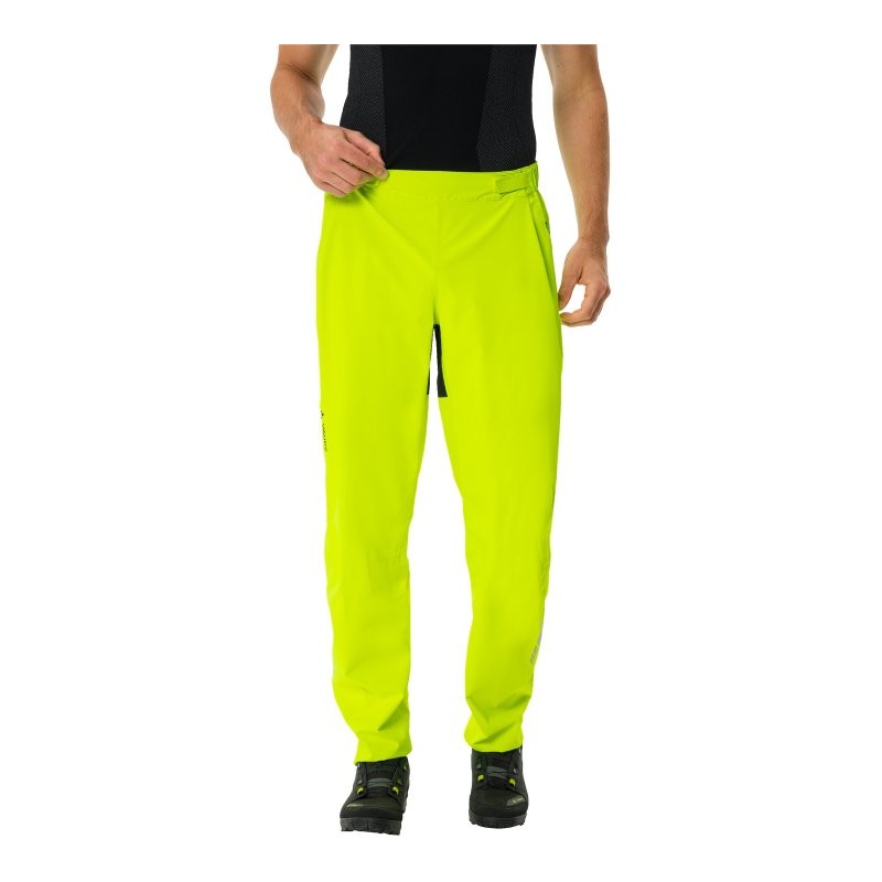 1651 Vaude Pantalones Impermeables Hombre - Moab - neon yellow