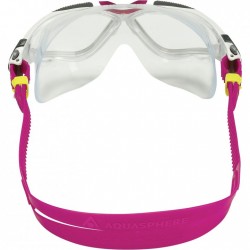 AQUASPHERE Gafas Natación - Transparente - Vista - White/Raspberry