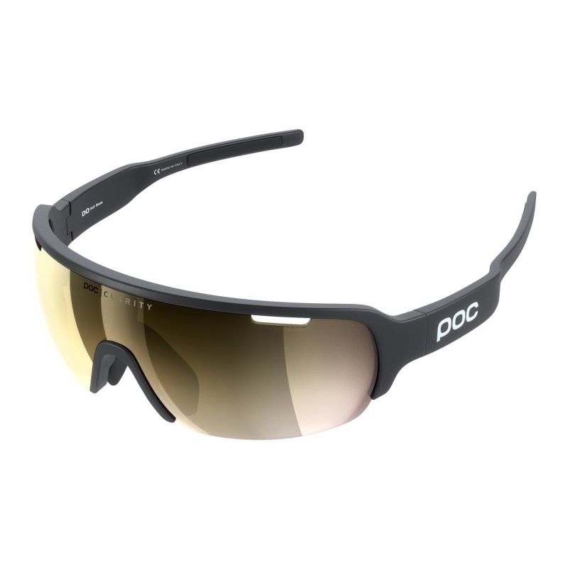 1656 POC DO Half Blade Gafas - Uranium Black / Gold Mirror