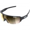 1656 POC DO Half Blade Gafas - Uranium Black / Gold Mirror