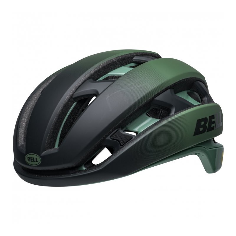 1659 Bell Casco - XR Spherical - matte/gloss greens flare