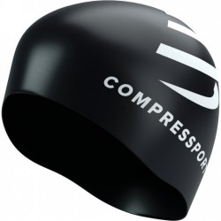 Compressport Gorro Natación - negro/blanco