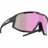 1696 Bliz Gafas - Fusion Small - Matt Black / Brown with Rose Multi