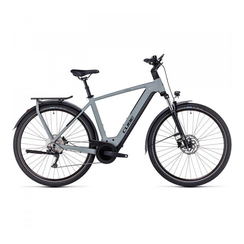 CUBE Bicicleta Eléctrica Trekking - KATHMANDU HYBRID ONE 625 - 2023 - swampgrey / black