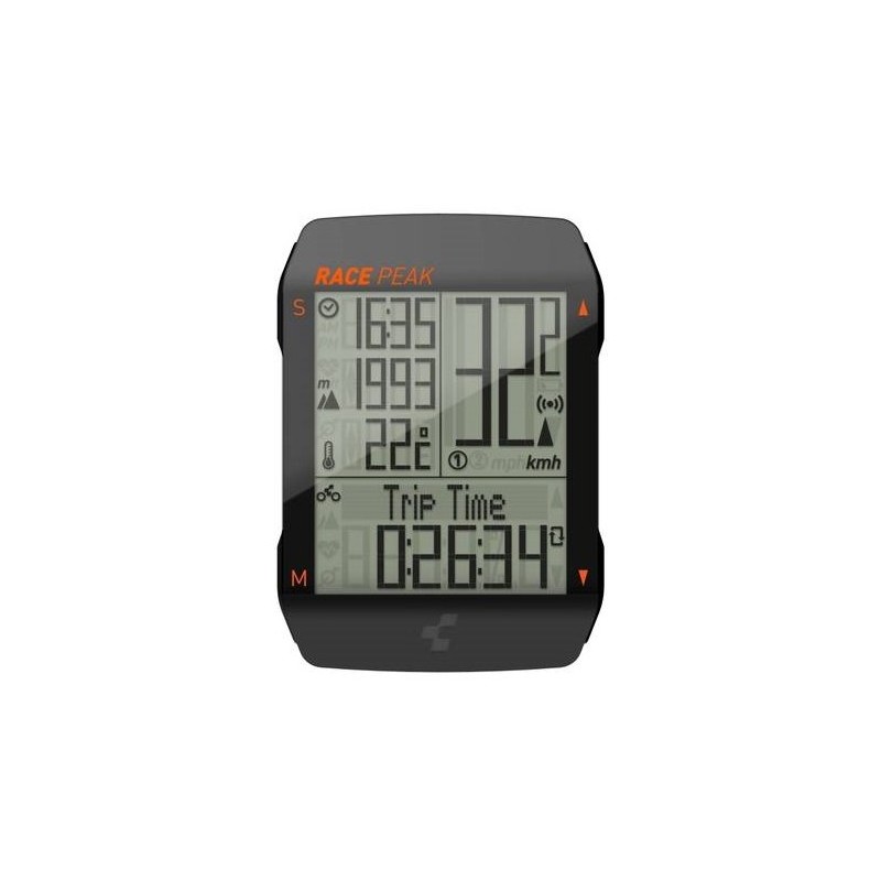 1705 CUBE Ciclocomputador RACE PEAK - black/black