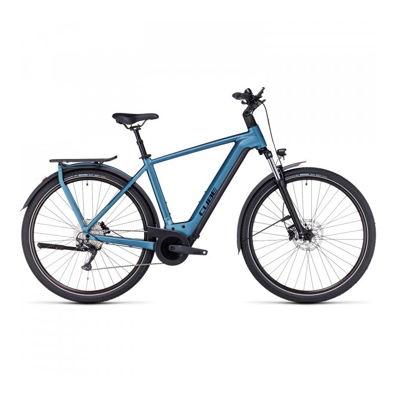 CUBE Bicicleta Eléctrica Trekking - KATHMANDU HYBRID ONE 625 - 2023 - blue / black