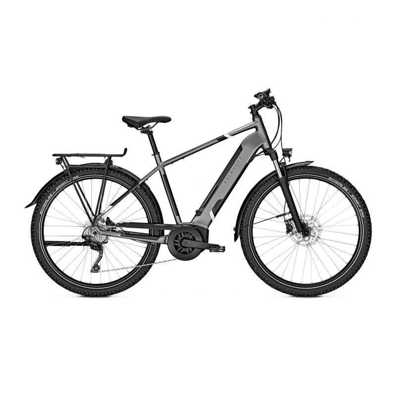 Kalkhoff ENTICE 3.B ADVANCE - Bicicleta Eléctrica Trekking para Hombres - 2022 - jetgrey matt