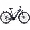 CUBE Bicicleta Eléctrica Trekking Mujer - TOURING HYBRID ONE 500 - 2023 - grey / white