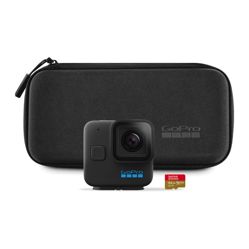 1749 GoPro Cámara Deportiva - HERO11 Black Mini + Estuche + Tarjeta de Memoria