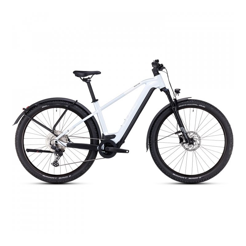 CUBE Bicicleta Eléctrica de Montaña - REACTION HYBRID Pro 625 Allroad - 2023 - flashwhite / black