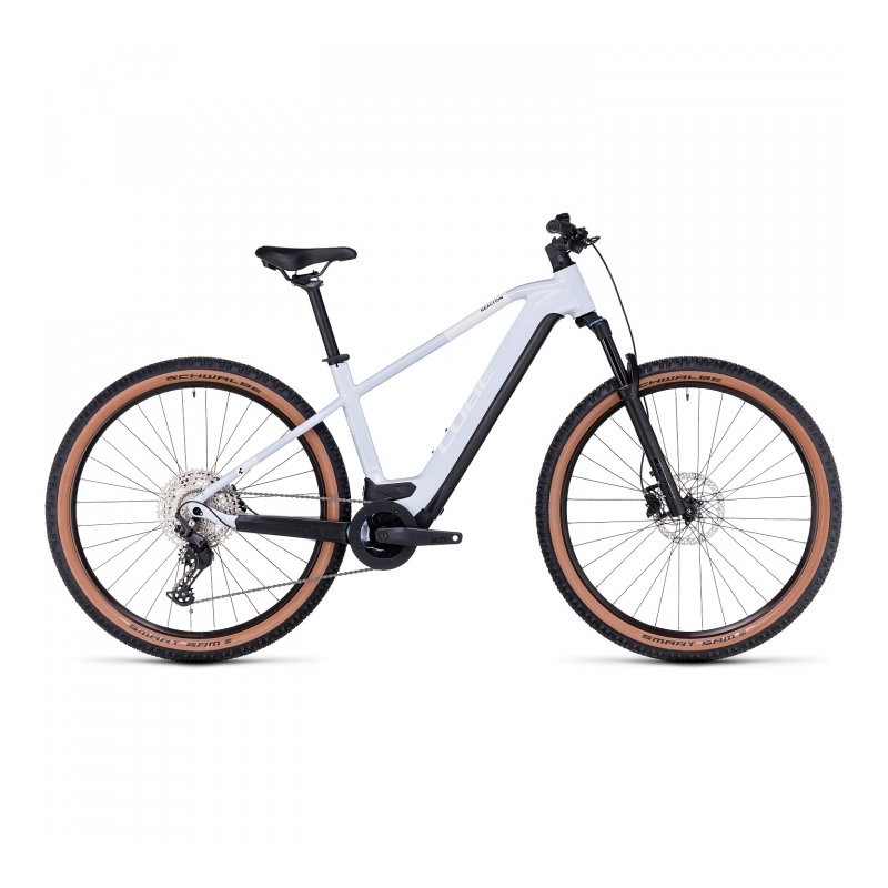 CUBE Bicicleta Eléctrica de Montaña - REACTION HYBRID Pro 625 - 2023 - flashwhite / black