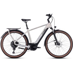 CUBE TOURING HYBRID Pro 625 - Bicicleta eléctrica de trekking - 2024 - plata perla / negro