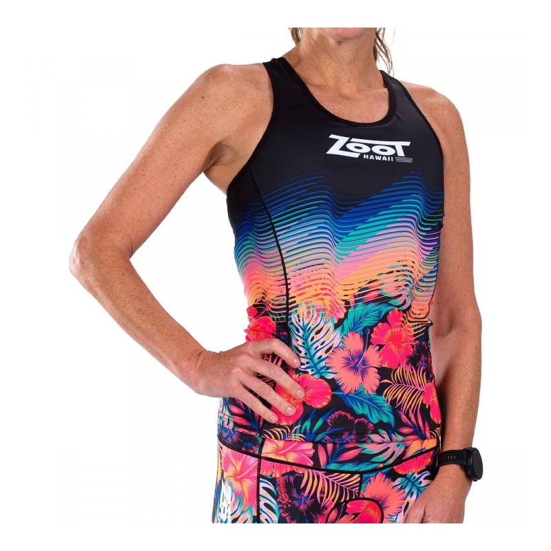 ZOOT Ltd Tri Racerback Top Triatlon sin Mangas Mujer - 40 years