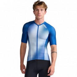 2XU Top Triatlon de Manga Corta - Aero - surf/white