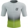 Compressport Camiseta de Manga Corta - Tri Postural Aero - white/evening primerose