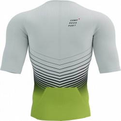 Compressport Camiseta de Manga Corta - Tri Postural Aero - white/evening primerose