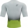 Compressport Camiseta de Manga Corta - Tri Postural Aero - white/evening primerose