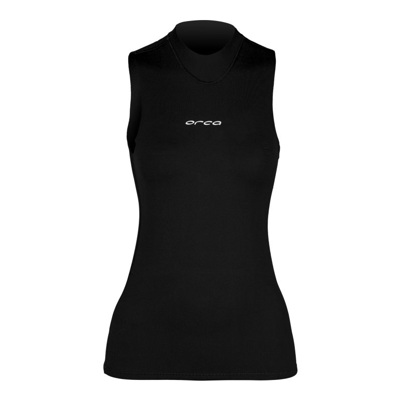 Orca Openwater Heatseeker Vest Camiseta sin Mangas de Neopreno Mujer - negro