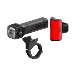 Juego de iluminación de batería Knog Blinder 120 + Cobber Mid Twinpack StVZO