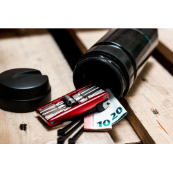 Cube Botella 0,6l negro n gris n azul