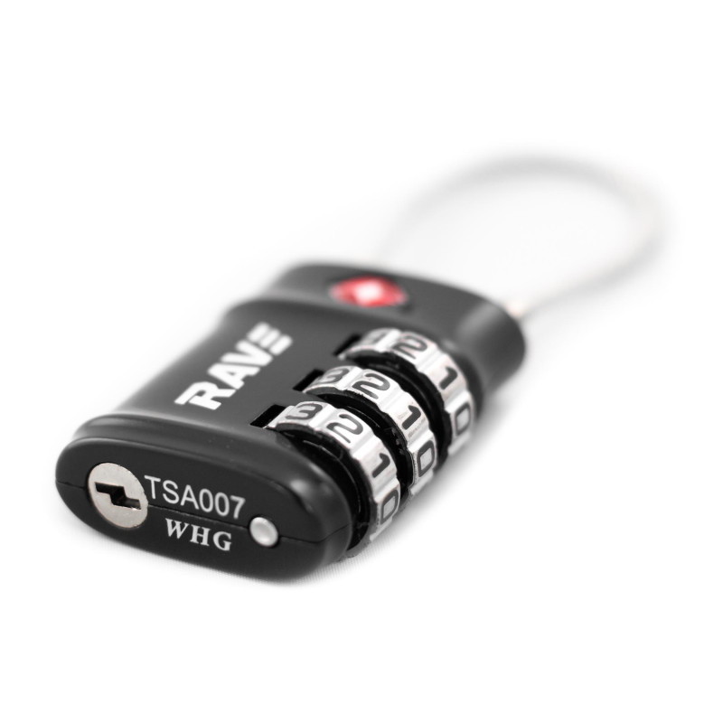 RAVE Cerradura de maleta TSA con combinación numérica