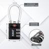 RAVE Cerradura de maleta TSA con combinación numérica