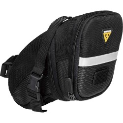 Topeak Saddle Bag Aero Wedge Pack Correa mediano negro