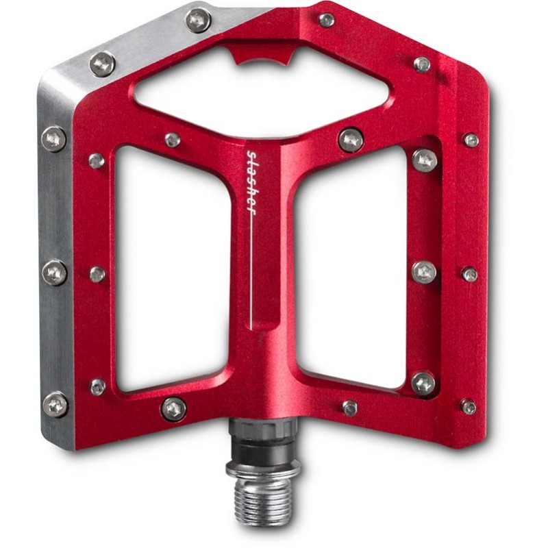 Cube Pedales SLASHER rojo