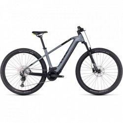 CUBE Bicicleta Eléctrica de Montaña - REACTION HYBRID Pro 750 - 2023 - flashgrey / green