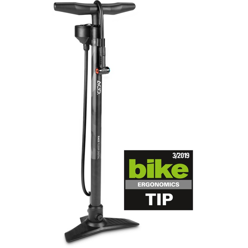 ACID Bomba de pie RACE FLOOR digital negra