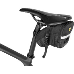 Topeak Saddle Bag Aero Wedge Pack Correa mediano negro