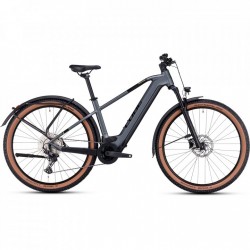 CUBE Bicicleta Eléctrica de Montaña - REACTION HYBRID Pro 625 Allroad - 2023 - flashgrey / green